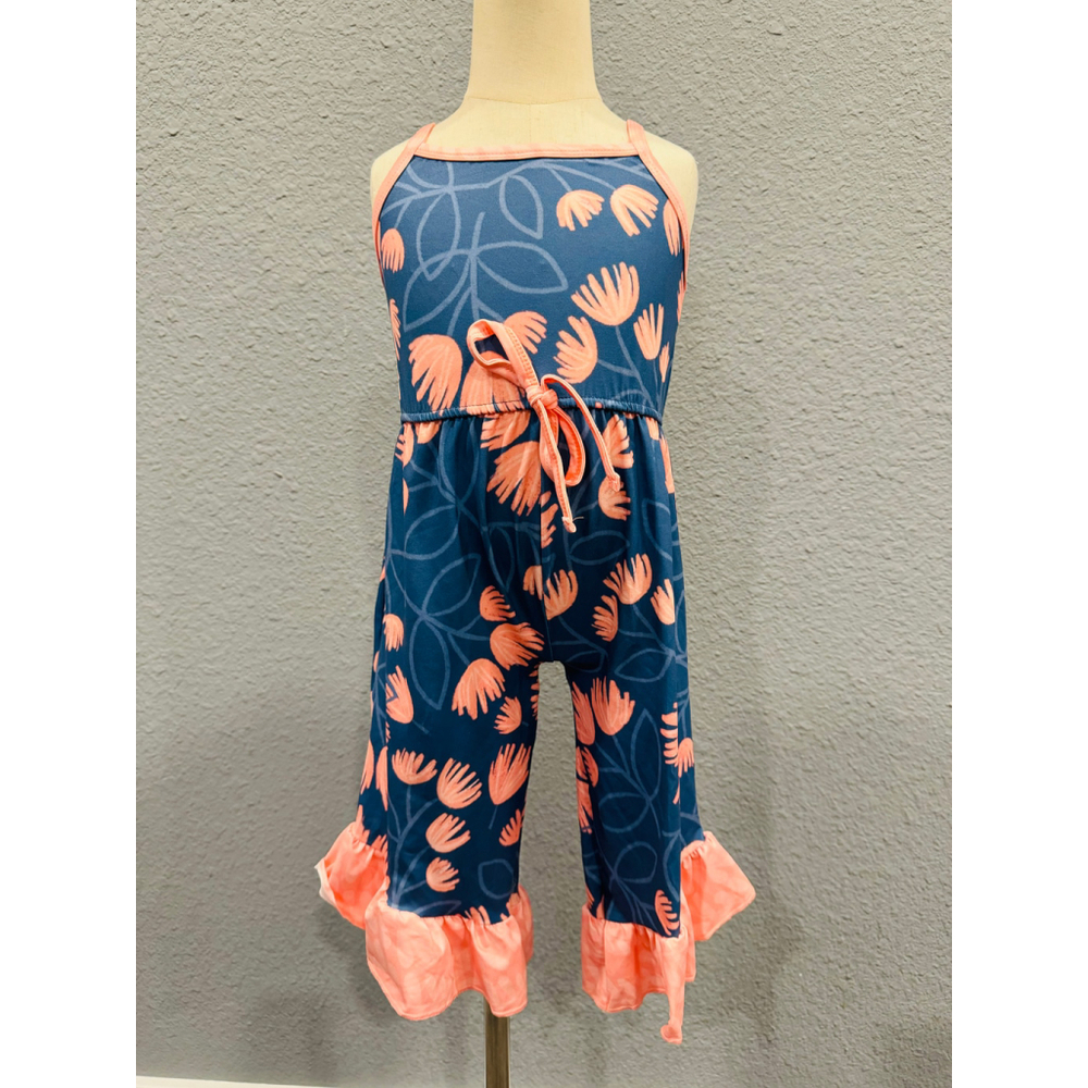 Wellington Designs Girls Soft Pink Capri Romper, Sz 3T NWT - Picture 3 of 8